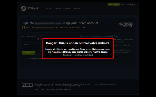 [Steam Security Suite]  from Chrome web store to be run with OffiDocs Chromium online